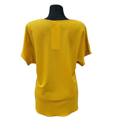 Geltoni moteriški marškinėliai Mgmra mjk yel