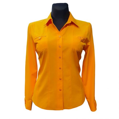Geltoni moteriški marškiniai Bikkar yel