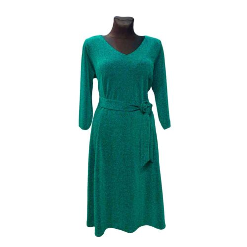 Žalia blizganti šventinė suknelė Lacoria sma spr