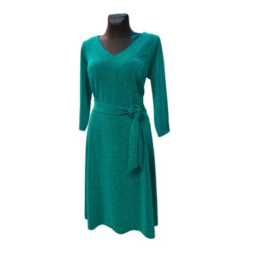 Žalia blizganti šventinė suknelė Lacoria sma spr