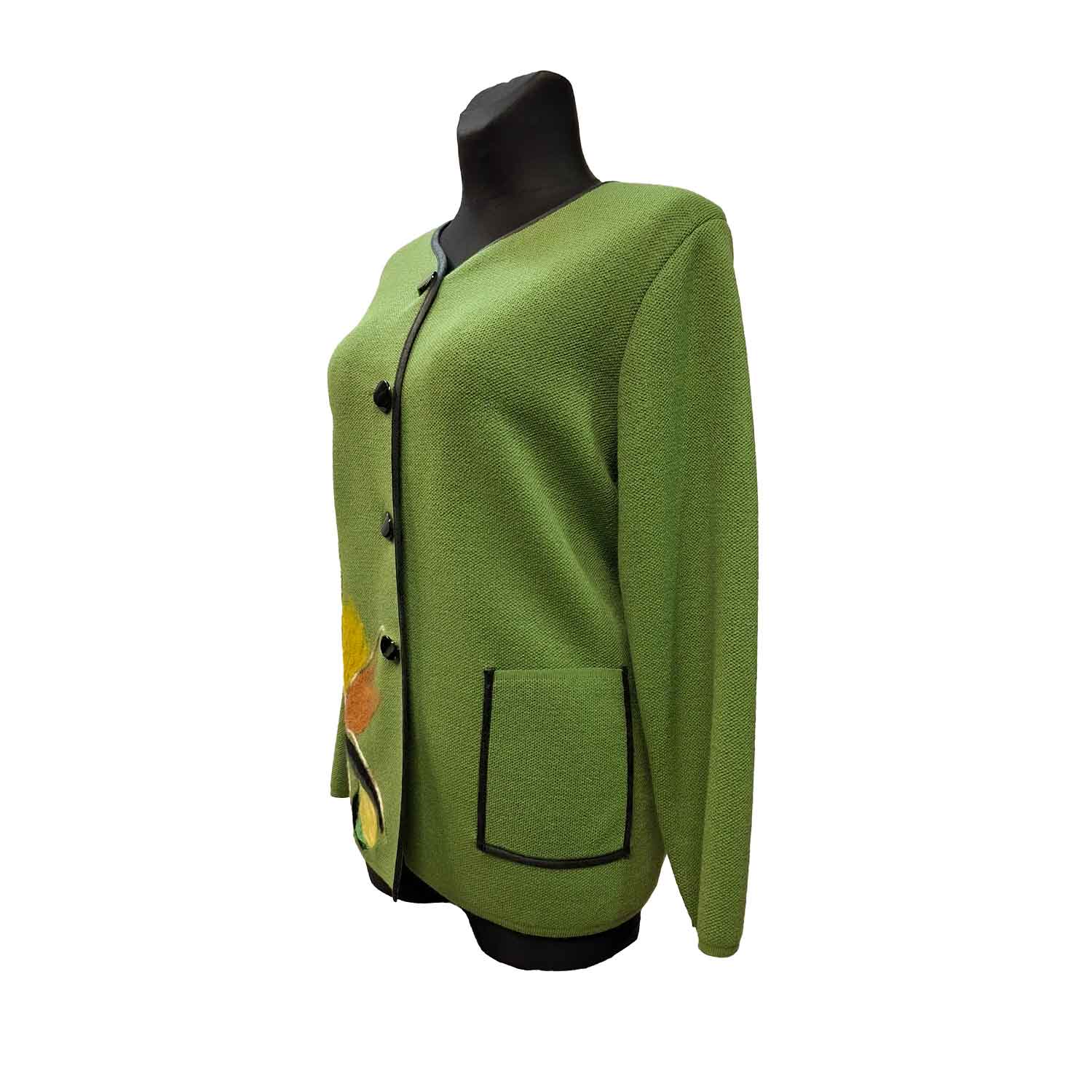 Užsegamas moteriškas megztinis Miran glit