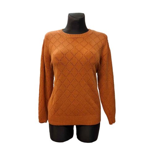 Oranžinis moteriškas megztukas Nevery range