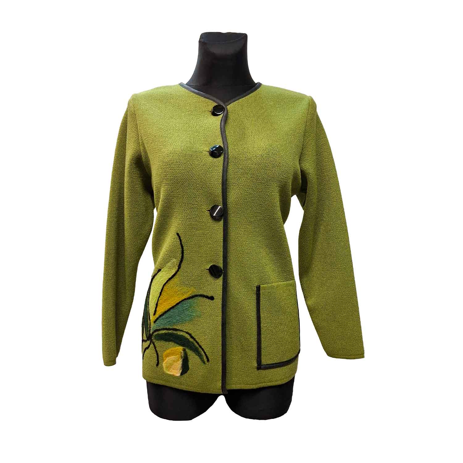 Užsegamas moteriškas megztinis Miran flow ma gr