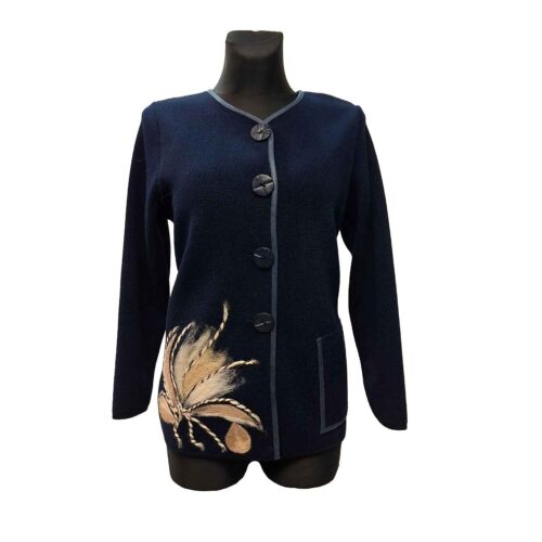 Užsegamas moteriškas megztinis Miran flow ma mel