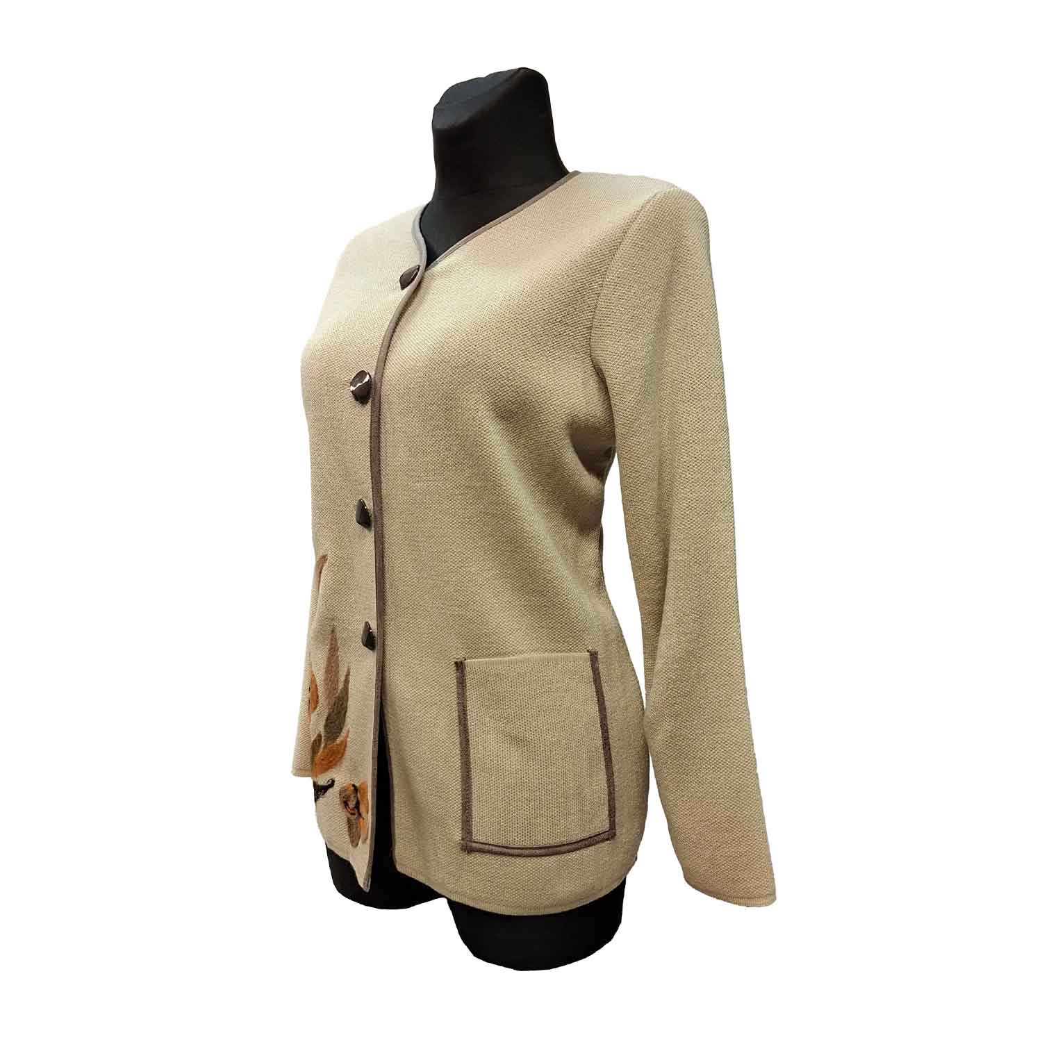 Užsegamas moteriškas megztinis Miran flow ma snd