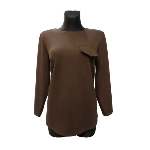 Palaidinė Maxi pock brown