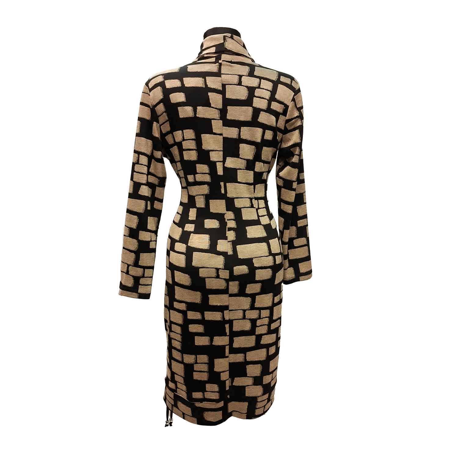 Sportinio stiliaus suknelė RK9 retr rud