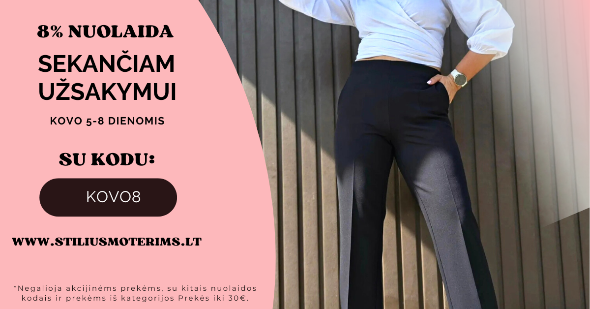 10% nuolaida sekančiam užsakymui