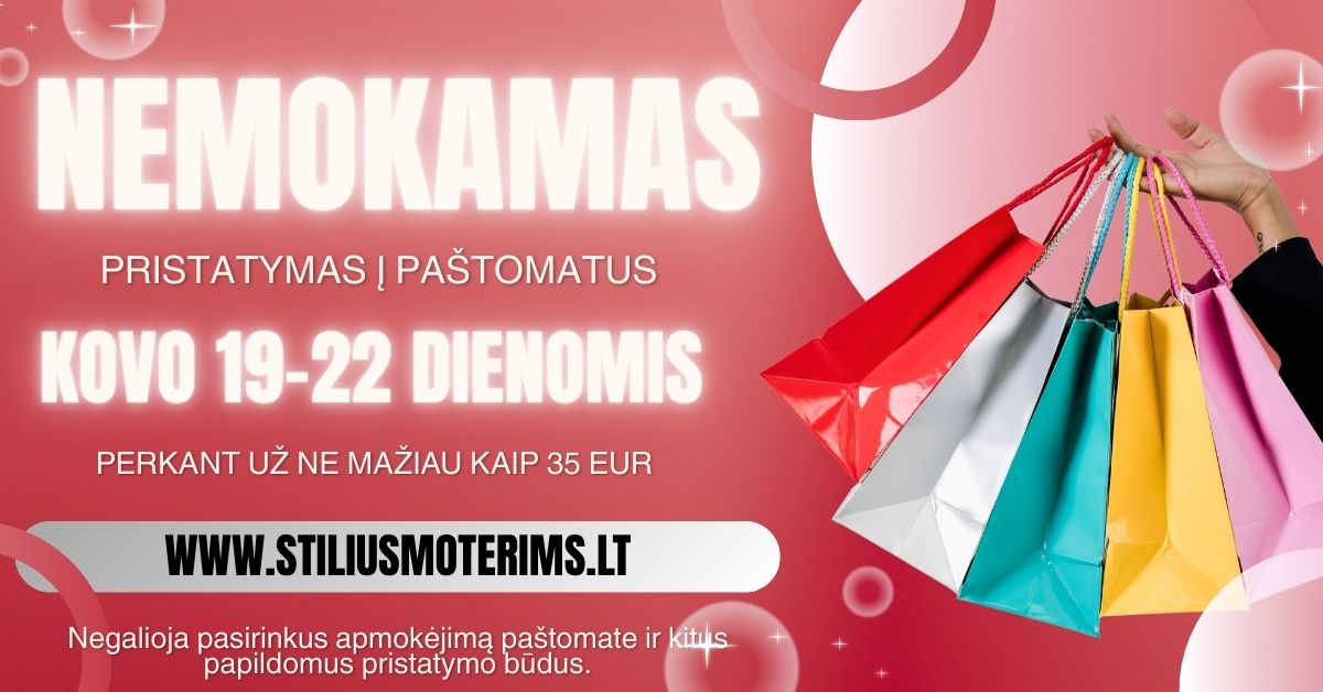 NEMOKAMAS PRISTATYMAS Į PAŠTOMATUS