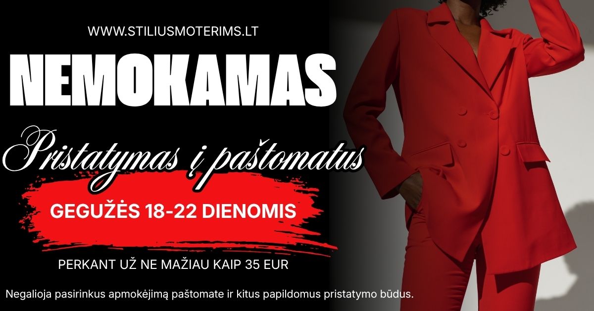 NEMOKAMAS PRISTATYMAS Į PAŠTOMATUS