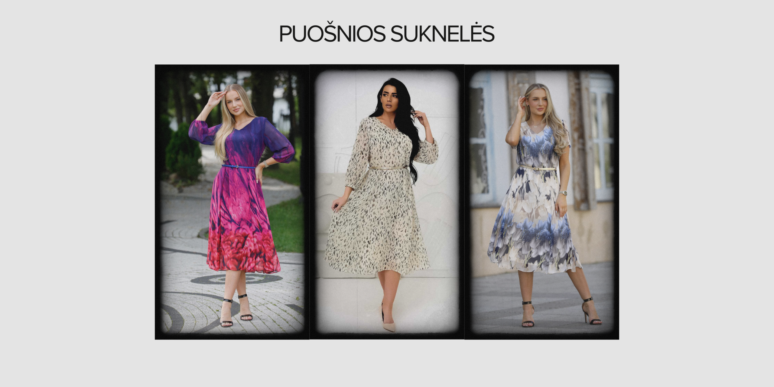 Stilingos suknelės