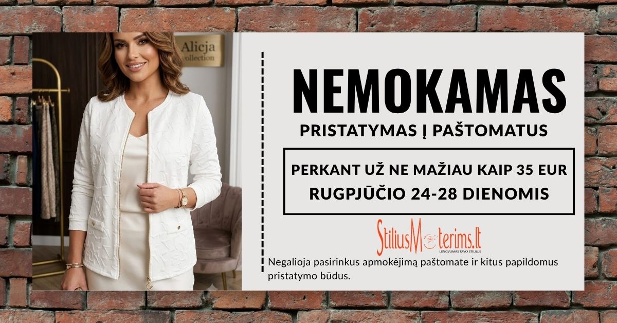NEMOKAMAS PRISTATYMAS Į PAŠTOMATUS